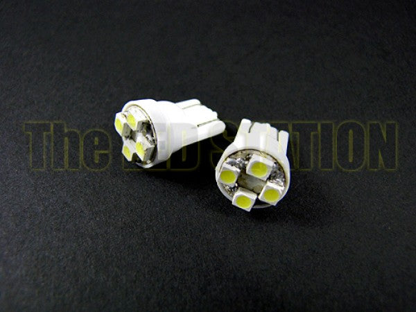 White 4-LED SMD License Plate Lights Acura Integra 94-01