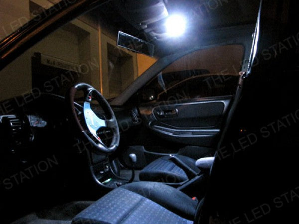 White High Power LED Front Interior Map Lights Acura 94-01 Integra