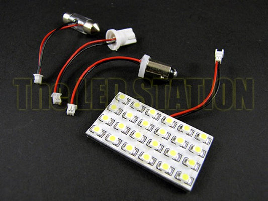 SMD 24-LED White Interior Dome Light Panel Honda Civic 92-95