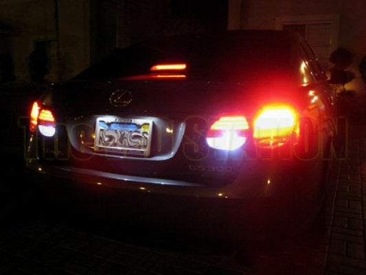 White LED Reverse Lights For 04-08 Mazda RX-8