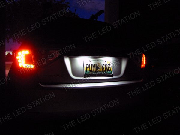 08-12 Impreza WRX Hatchback White LED License Plate Lights