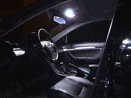 White LED Interior Dome / Map / Door / Trunk Light Kit - Acura TSX 04-08
