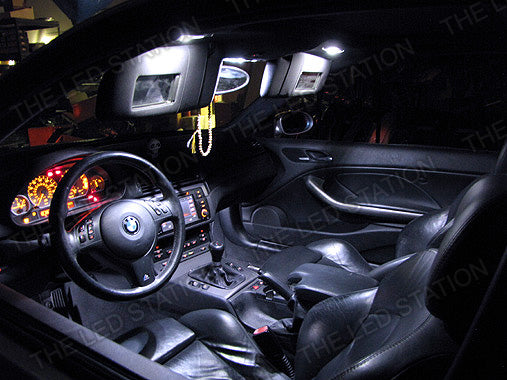 BMW E46 LED Light Kit Includes: Interior, dome, door, trunk, & license plate kit