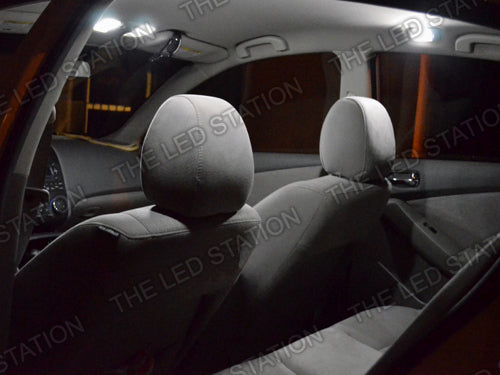 White SMD LED Interior Light Package for 07-12 Nissan Altima 4dr