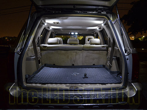 White LED Interior, Dome, Door And Trunk Lights For 03-08 Honda Pilot