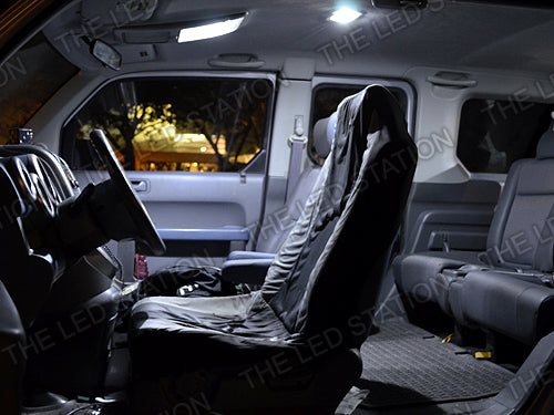 White LED Interior Dome, Map And Cargo Lights For 09-11 Honda Element