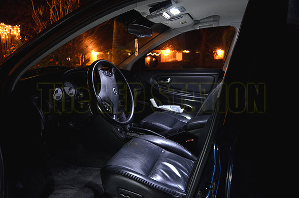 White LED Interior Dome, Map And Door Lights For 00-03 Nissan Maxima