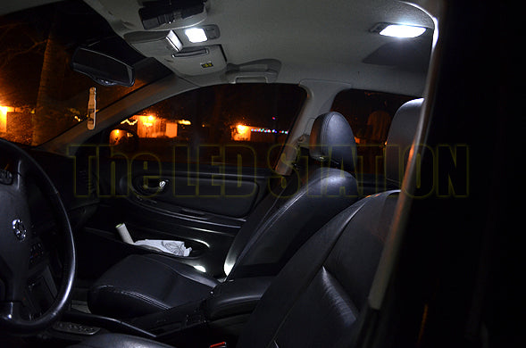 White LED Interior Dome, Map And Door Lights For 00-03 Nissan Maxima