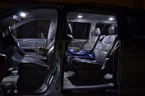 White LED Interior Dome Lights Kit For 05-10 Honda Odyssey