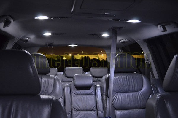 White LED Interior Dome Lights Kit For 05-10 Honda Odyssey