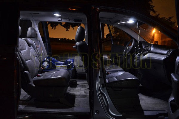 White LED Interior Dome Lights Kit For 05-10 Honda Odyssey