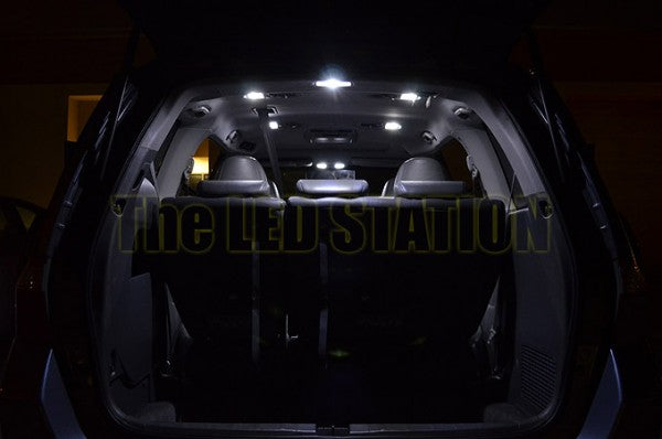 White LED Interior Dome Lights Kit For 05-10 Honda Odyssey