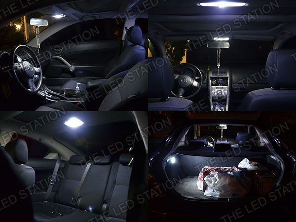 White LED Interior, Dome and Trunk Lights Kit For 05-09 Scion TC