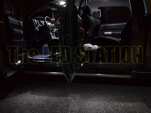 White LED Interior, Dome, Door, Cargo and License Plate Lights Kit For 07-13 Tundra
