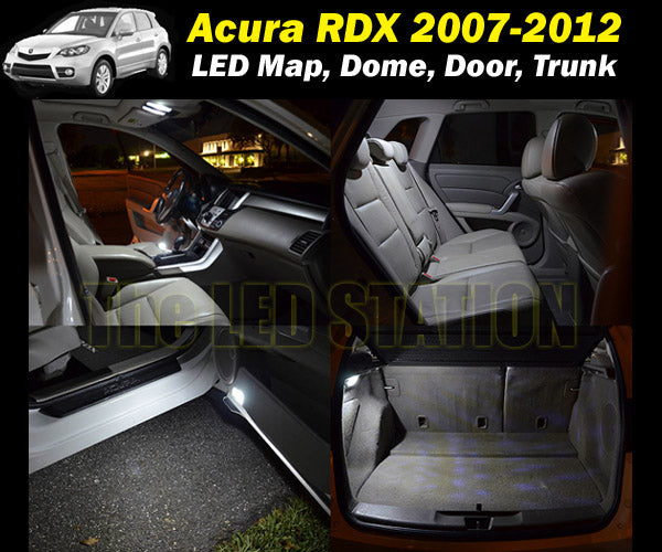 White LED Interior Lights Package For 2007-2012 RDX