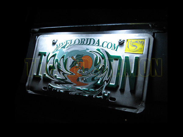 White LED Interior Map Dome Trunk License Plate Lights For 01-03 Civic Sedan LX/DX
