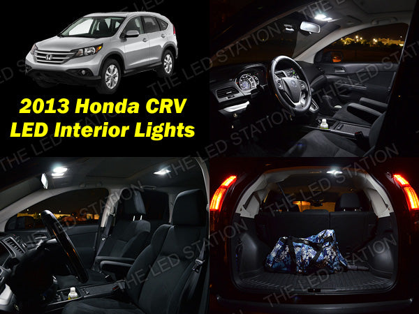 White SMD LED Interior Lights Package For 2012-2016 Honda CRV