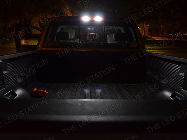 White SMD LED Interior Cargo and License Lights Package For 09-13 RAM 2500