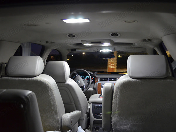 White SMD LED Interior and License Plate Lights For 2007-2013 Chevy Suburban