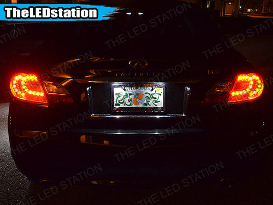 White SMD LED License Plate Lights for 2011-2013 Infiniti M37