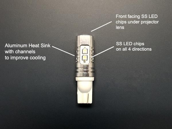 2013-2017 Honda Accord White LED Reverse Light Bulbs