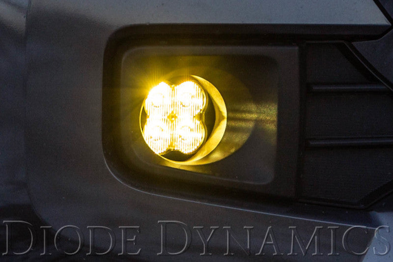 Diode Dynamics SS3 LED Pod Max Type B Kit - Yellow SAE Fog