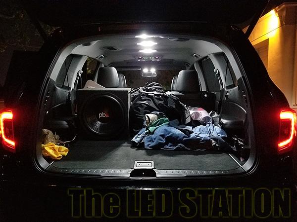 White LED Interior Map, Dome, Cargo And Reverse Lights Kit For 16-18 Honda Pilot