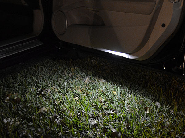 White LED Door Puddle, Trunk, and License Plate Light Kit 09-14 TL