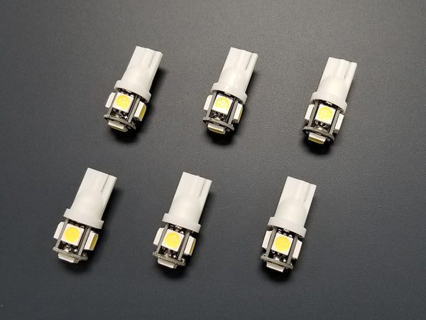 White LED Interior Dome, Map, Trunk And License Plate Lights For 13-17 Accord - 4cyl