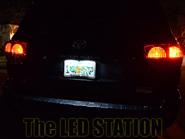 White LED Interior Mid/3rd Row Dome, Map, Door, Courtesy, Cargo And License Plate Lights Kit For 07-17 Toyota Sequoia