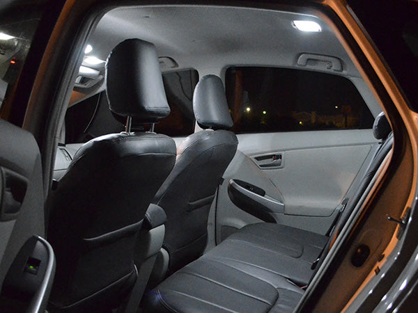 LED Interior Lights and License Plate Lights Package (8 pc kit) For 2010-2015 Toyota Prius