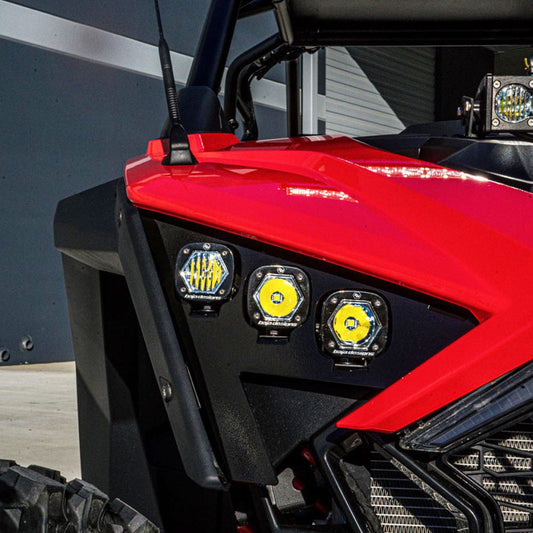 Baja Designs S1 Triple LED/Laser Headlight Kit for Polaris 2020-24 RZR Pro XP | 2022-2024 RZR Pro R/Turbo R