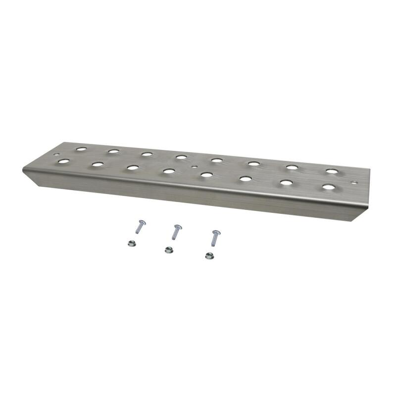 Westin 15in Step Plate w/screws (Set of 2)- Stainless Steel