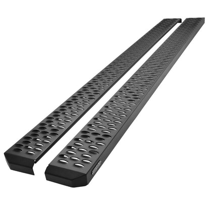 Westin Grate Steps Running Boards 86 in - Textured Black