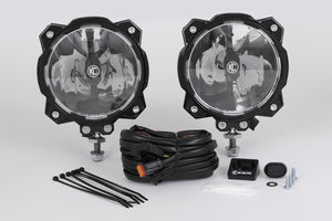 KC HiLiTES 6" Pro6 Gravity LED Light 20w Single Mount Wide-40 Beam (Pair Pack System)
