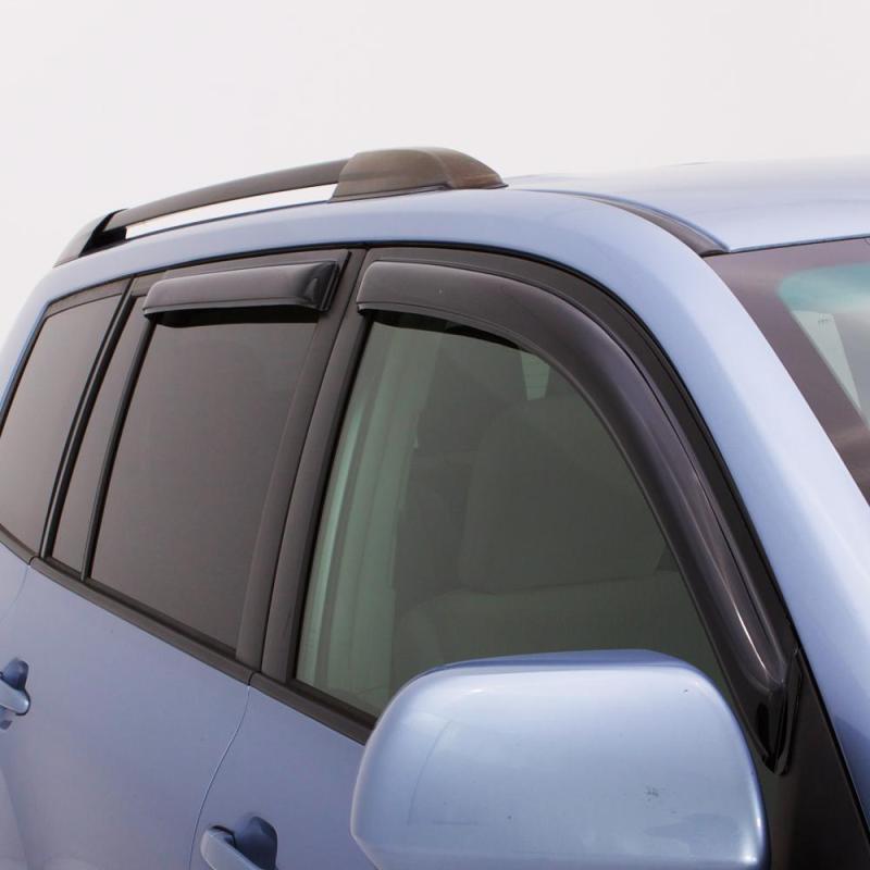 AVS 07-13 Chevy Avalanche Ventvisor Outside Mount Window Deflectors 4pc - Smoke