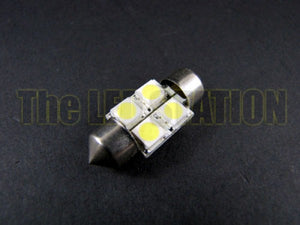 WHITE 4-LED SMD Bulb DE3175 DE3021 DE3022 3175