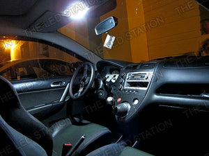 White LED Interior Dome Light Kit For Honda Civic Si Hatchback 02-05