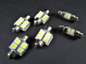 SMD White LED Interior Dome Map Light Kit 03-06 Infiniti G35 Sedan