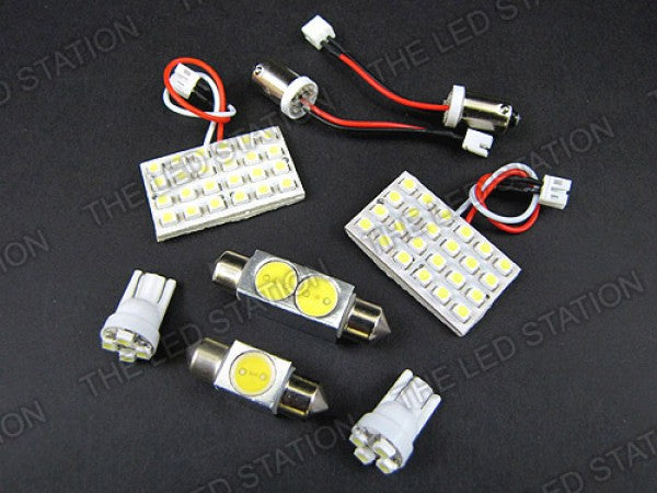 White LED Interior Dome, Door And Map Light Kit for 07-09 Lexus RX350