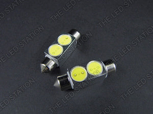 36mm High Power White LED's (Pair) Replaces: 6411, 6413, 6418