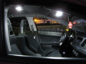 Mitsubishi Evolution X LED interior dome lights