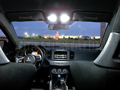 Mitsubishi Evolution X LED interior dome lights