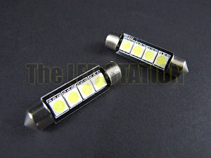 42mm Festoon 4-SMD LED's White (Pair) Replaces 211-2 / 212-2 / 214-2