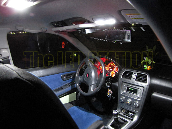 02-07 WRX Impreza White SMD LED Interior, Trunk, and License Plate Lights Kit (6 pcs)