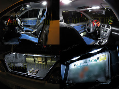 02-07 WRX Impreza White SMD LED Interior, Trunk, and License Plate Lights Kit (6 pcs)