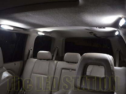 White LED Interior, Dome, Door, Trunk And License Plate Lights For 03-08 Honda Pilot