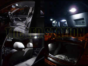 White LED Interior Dome, Door, Map, Vanity, Trunk And License Plate Lights Kit For 99-05 Jetta MK4