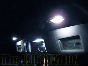 White LED Interior Dome, Door, Map, Vanity, Trunk And License Plate Lights Kit For 99-05 Jetta MK4