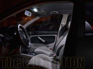 White LED Interior Door, Dome, Map, Trunk And License Plate Lights Kit For VW Jetta MK4 99-05